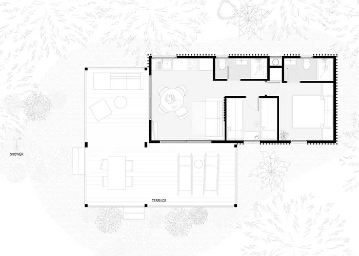 Kompleks wypoczynkowy Pine Glamping Homes Pakoštane